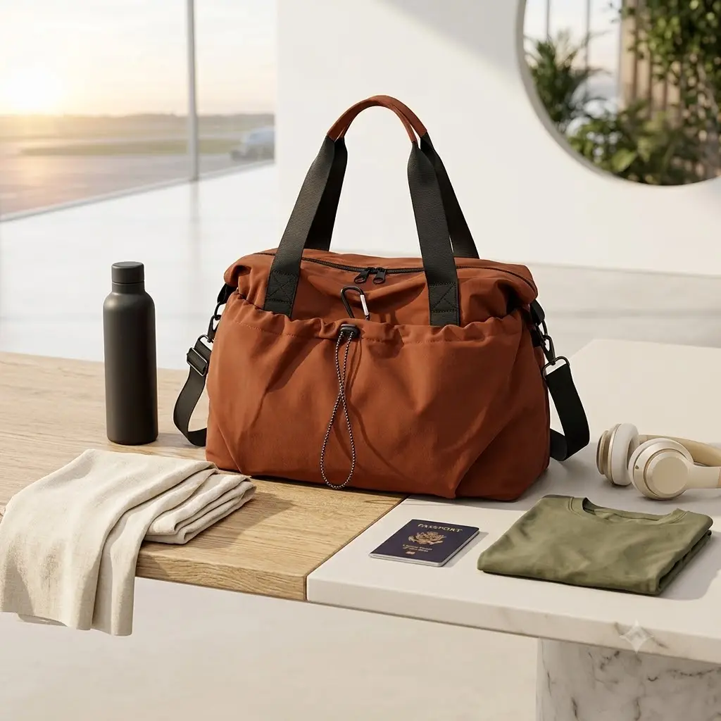 Women's Gym Tote Bag, Large Capacity Crossbody for Travel, Work & Back to School Haul - Spill Proof, Moisture Resistant with Wet & Dry Separation