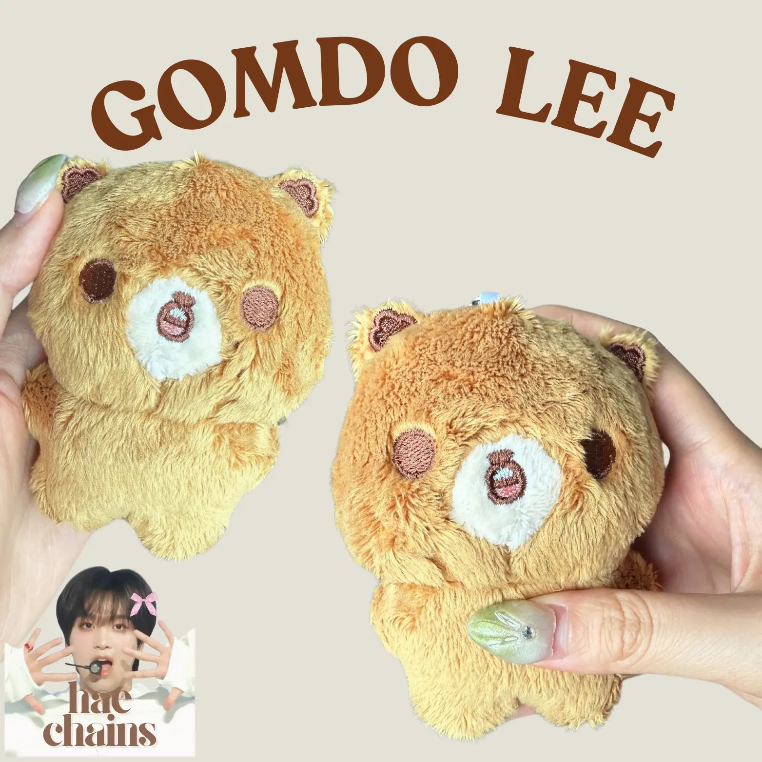 NCT Dream NCT 127 Haechan Lee Donghyuck Plush Keychain Gomdo Lee Plush Doll - Kpop Stuffed Toy