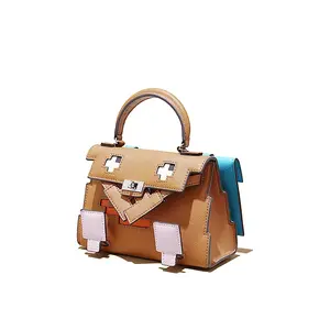 2025 New Cute Pixel Art Tote Bag Crossbody Bag - Various Color Fashionable Mini Handbag Suitable for Gift Giving