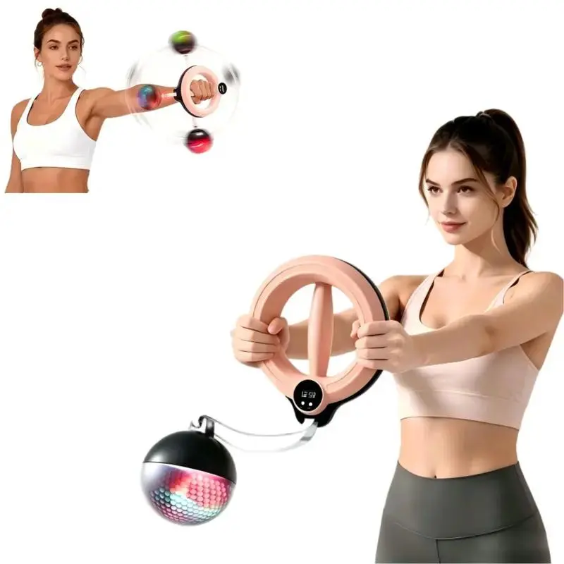 360° Rotating Wrist & Forearm Trainer for Women and Men, Upper Body Strength Tool for Arms,Shoulders & Chest, Portable Home and Gym Fitness grip strengthener chest and arm trainer hip thrust machiene lifting straps dumbbells adjustable dumbbells waist