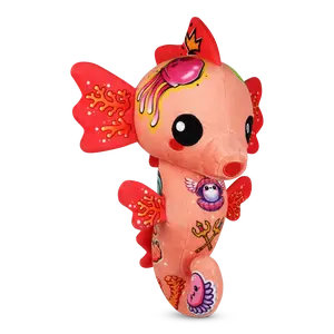 Pixie the Seahorse 13-Inch Tattooed Plushie