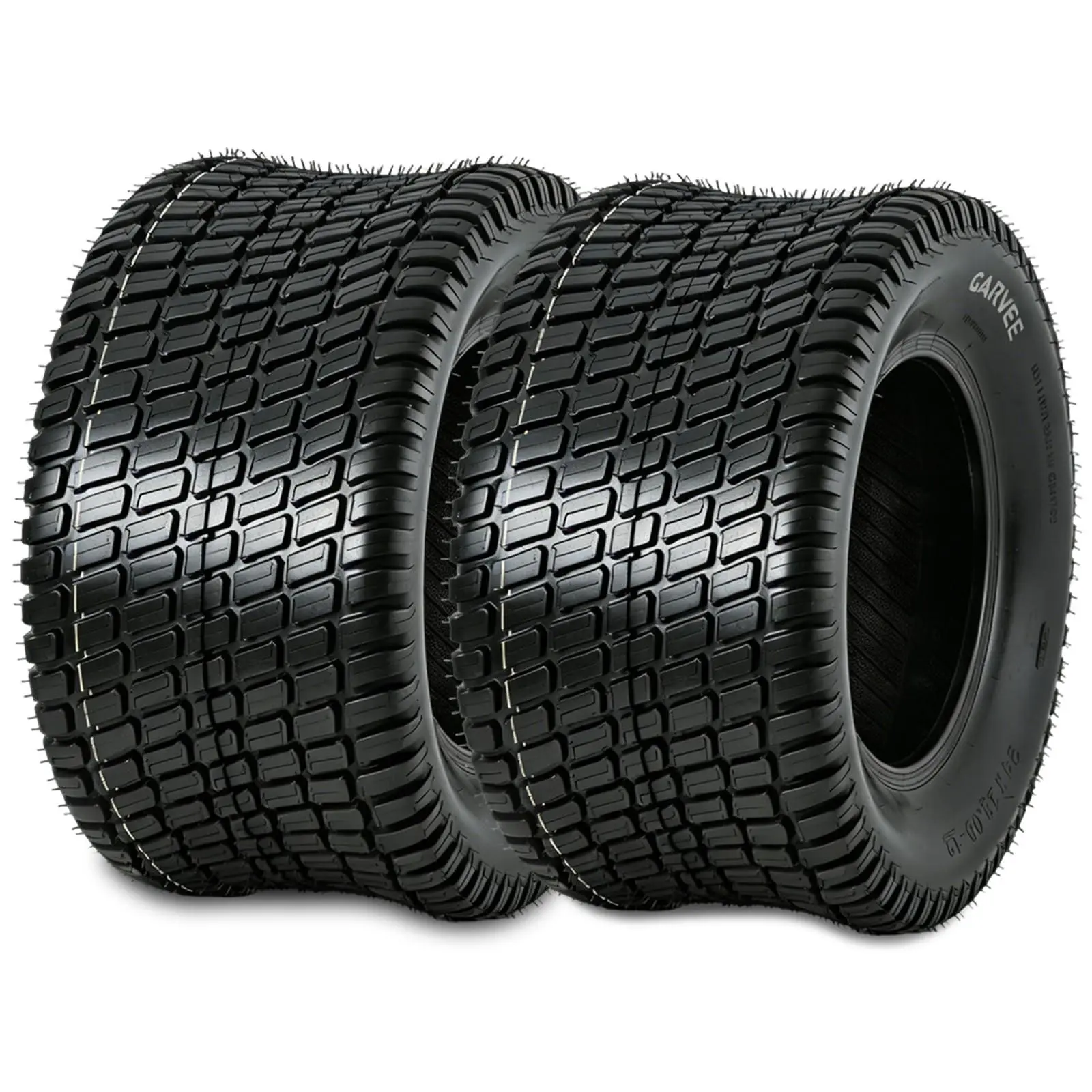 Gaomon Tubeless 23X8.5-12 Heavy-Duty Turf Tires (Set of 2) for 12-Inch Rims, DOT Certified, 4-Ply Nylon Casing, 1700 LBS Capacity, Deep Lug, 9.3 mph Maximum Speed, Turf Traction, Quality Assurance, for Garden Tractors, Not for Highway Use