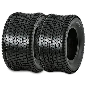 20x8-10 Lawn Mower Tires Set of 2, 4 Ply Tubeless Turf Tires 20/8-10, 895 LBS Capacity for Garden Tractor & Cart, NOT for Highway Service