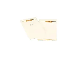 Smead 35650 Stackable End Tab Legal Size Folder Dividers with Fastener, 1/2", 10 Sets/Pack
