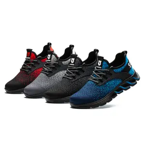 SUADEX Steel Toe Safety Sneakers for Men Women, Lightweight & Breathable and Stylish Footwear for Outdoor Work, Comfortable Work Sneakers for Health care Workers