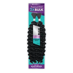 Sensationnel Human Hair Blend Braids Premium Too 2X Water Wave Bulk 18"