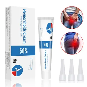 Herbal Hemorrhoid Cream – Powerful 50% Active Plant Extracts, Gentle Organic Formula for Quick Comfort from Itching, Swelling & Irritation – 20g Tube