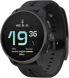 Suunto Race S GPS Sports Watch with AMOLED Touchscreen, Heart Rate and Fitness Tracker - All Black