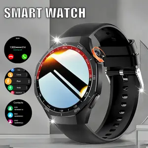 1.52'' Large Round Dial Smart Watch with Step Counter, Activity Tracking, Message Alerts, Multi-function Smartwatch for Daily Wear, Compatible with iOS & Android, Smart Watches for Women, Men