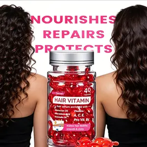 Hair Care Essential Oil Capsules, 2 Bottle Value Set, Moroccan Hair Care, Rich in Nutrient Vitamins, Moisturizes Dry Hair, Improves Shine and Smoothness, Nourishing, Haircare, Moisturizing, Moisturizing Hydrating Haircare