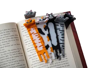 Cute Hanging Cat Bookmark - Bookish Gifts - Book Lovers Present - Secret Santa - White Elephant Gift - Book Club Gift - Gifts for Her