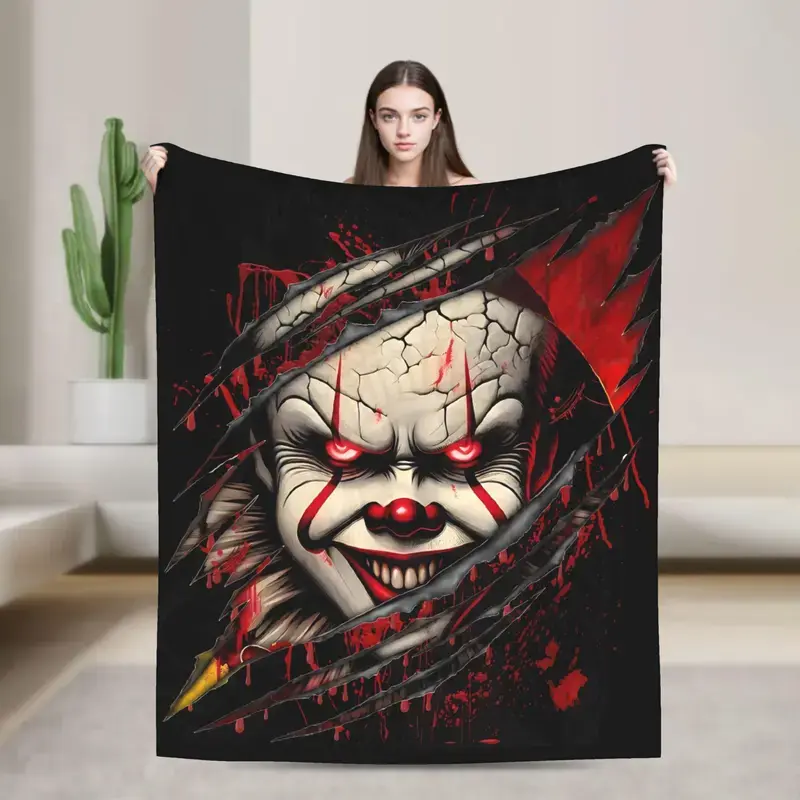 Trissiebaby---All‑Season Flannel Blanket, Soft Cozy Lightweight Throw Blanket for Bed Couch Sofa, Warm Decor Blanket for Home Travel Holiday Gift