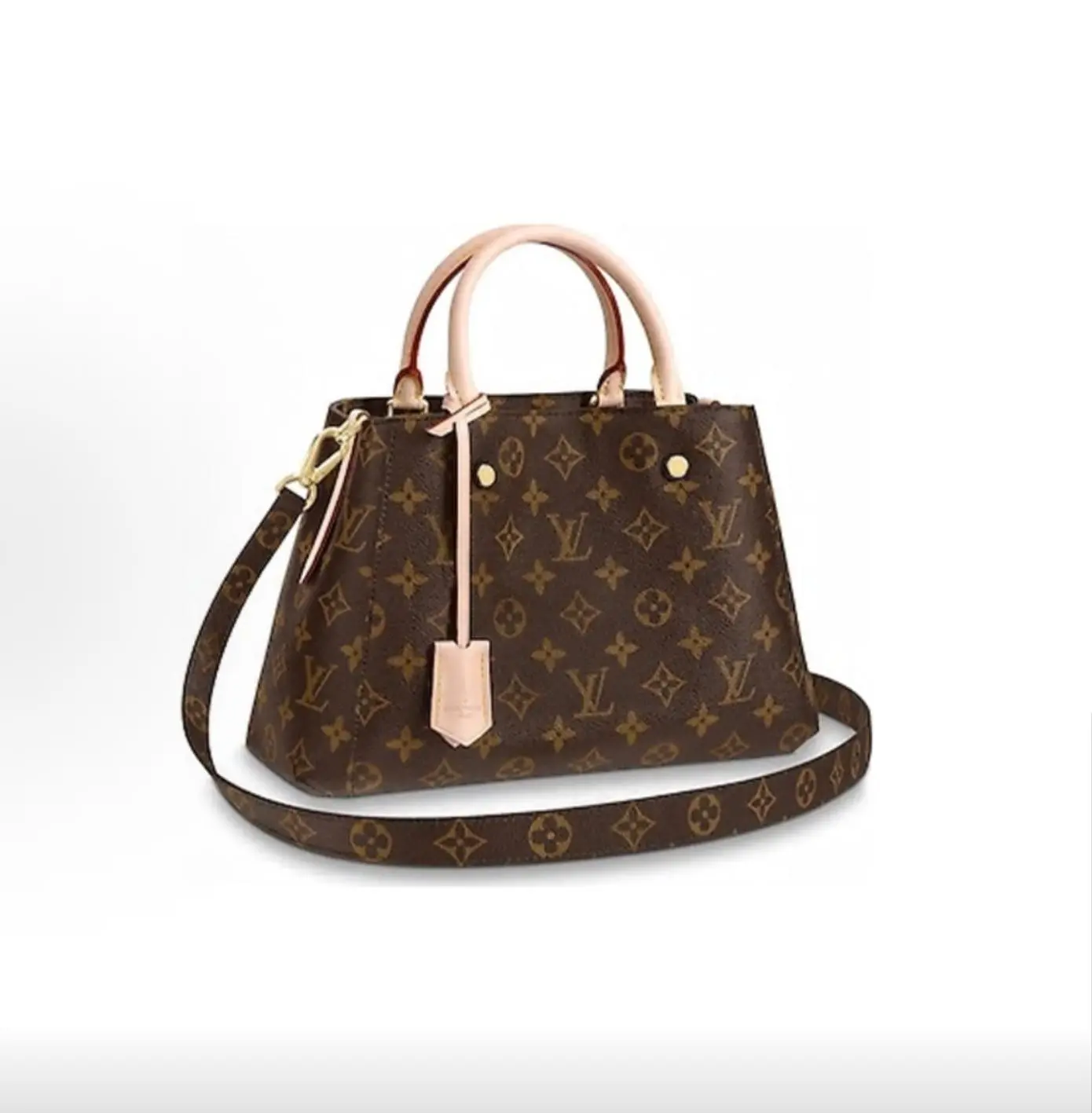 Pre-owned Louis Vuitton Montaigne BB Shoulder & Crossbody Top Handle Bag