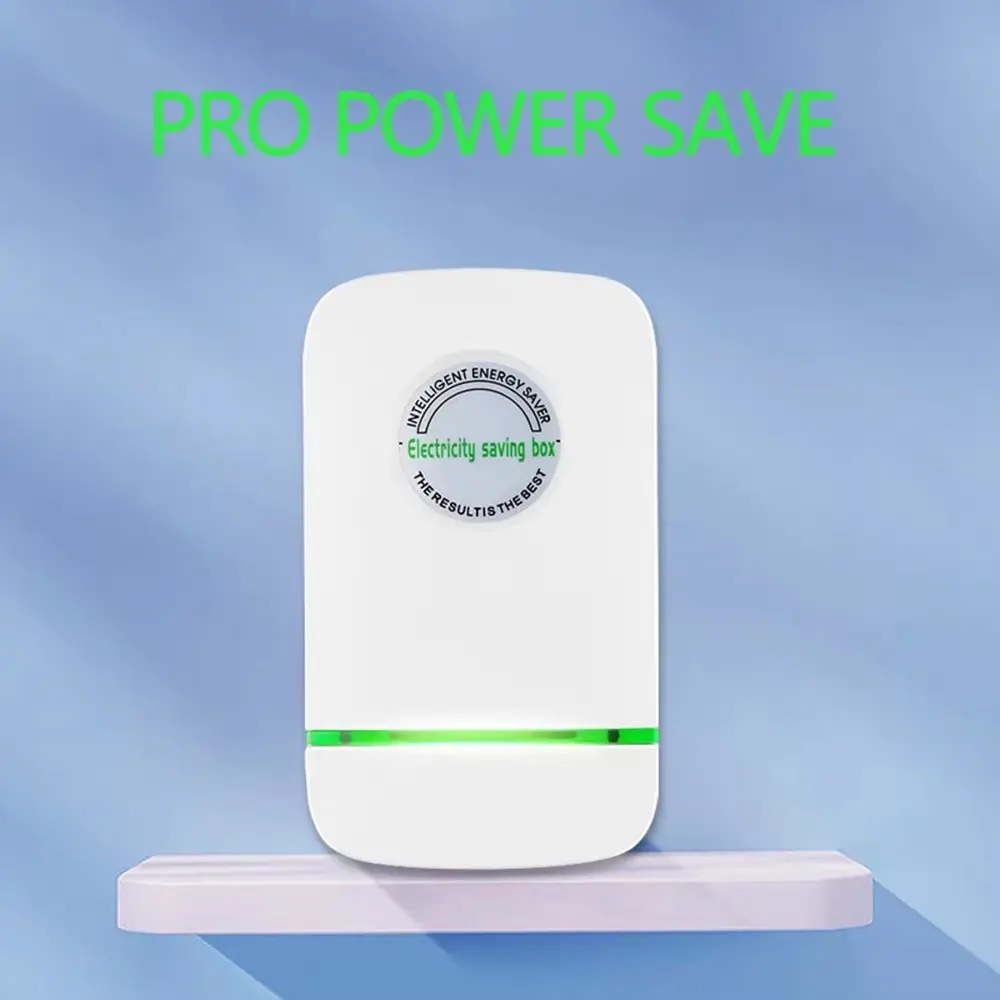 2 Pack Power Saver Energy Saver Household Electricity Saving Box Stable Voltage Device EU/US Plug 90-250V 30KW for Home Factory Office