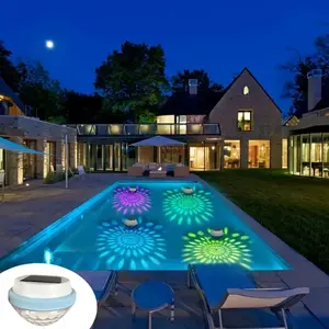 Solar Powered Floating Pool Light, LED Night Light, Automatic Charging & Lighting, Color Changing Pool Light, Garden & Patio Decoration Supplies, Outdoor