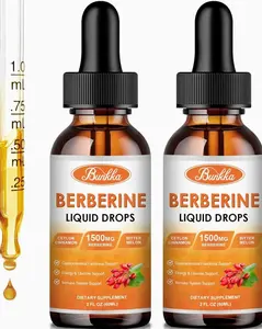 Berberine Liquid Drops 1500mg with Ceylon Cinnamon & Bitter Melon for Immune, Glucose, & Digestive Support | Tincture Supplement, 2 Fl Oz (60ml) Pack of 2