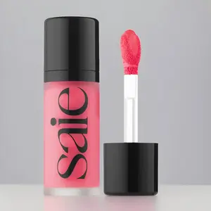 Saie Dew Blush Liquid Cream Blush - Pink Color with Black Tub Design for Your Makeup Needs