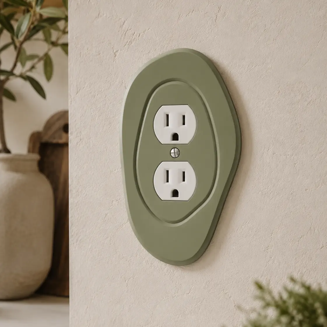 Contour Outlet Cover — Duplex Outlet