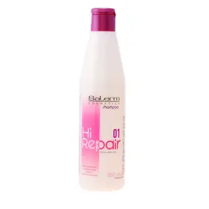 Salerm - Repair Shampoo - Hi Repair Shampoo - 250 ml - Deep Hydration for Damaged Hair - Repairs and Rejuvenates - Shinier and Softer Hair