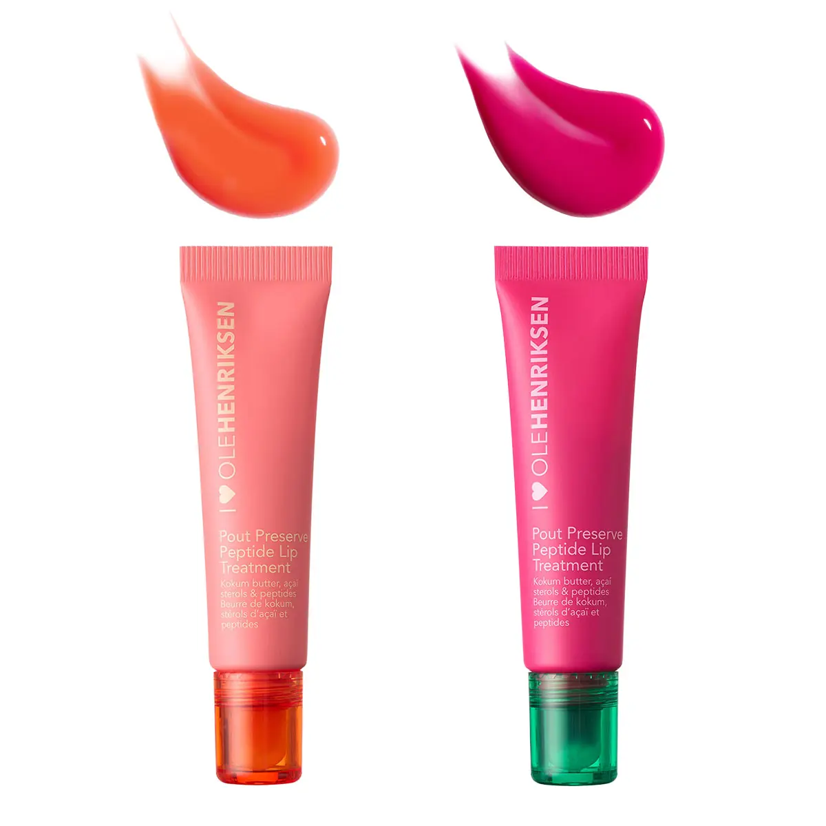 Pout Preserve Chillers Grenada Guava + Maldives Melon Duo Lip Balm - Scented Squeeze Moisturizer with Peptides, Nourishing Hydration, Instant Cooling Sensation