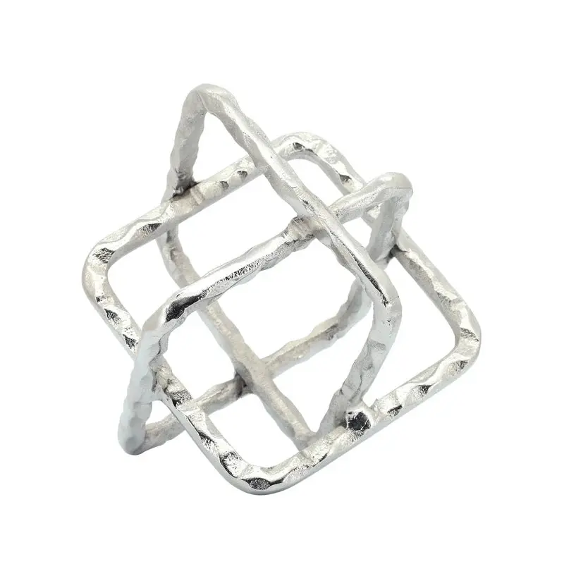 Meta Silver Square Orb