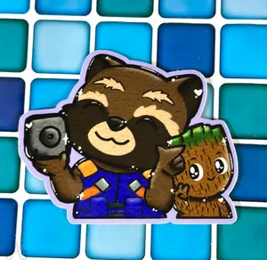 tree music buddy || glossy sticker
