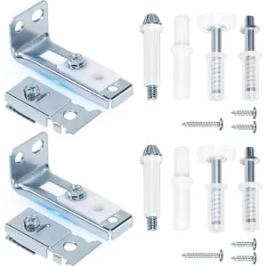 2-Pack Bifold Door Hardware Repair Kit, Bifold Closet Folding Door Hardware Replacement Repair Tool Kit for Folding Door Repair