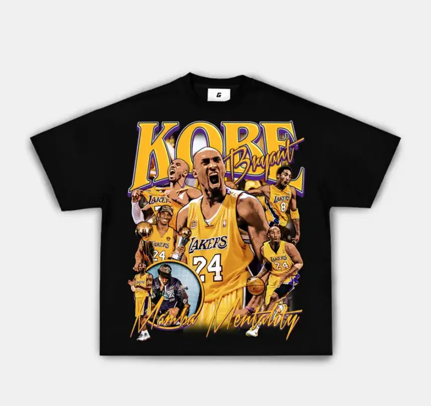 [FREESHIP] KOBE "MAMBA MENTALITY" TEE, Unisex T-Shirt – Casual Cotton Tee for Men & Women, Everyday Outfit