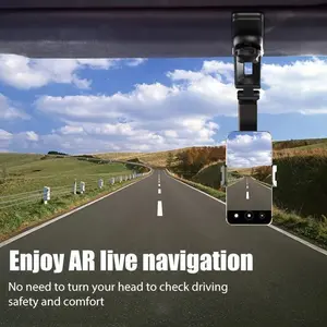 Sun Visor Cellphone Car Holder Car Mount Universal Phone Holder Multi-function Mobile For IPhone 7 Inch