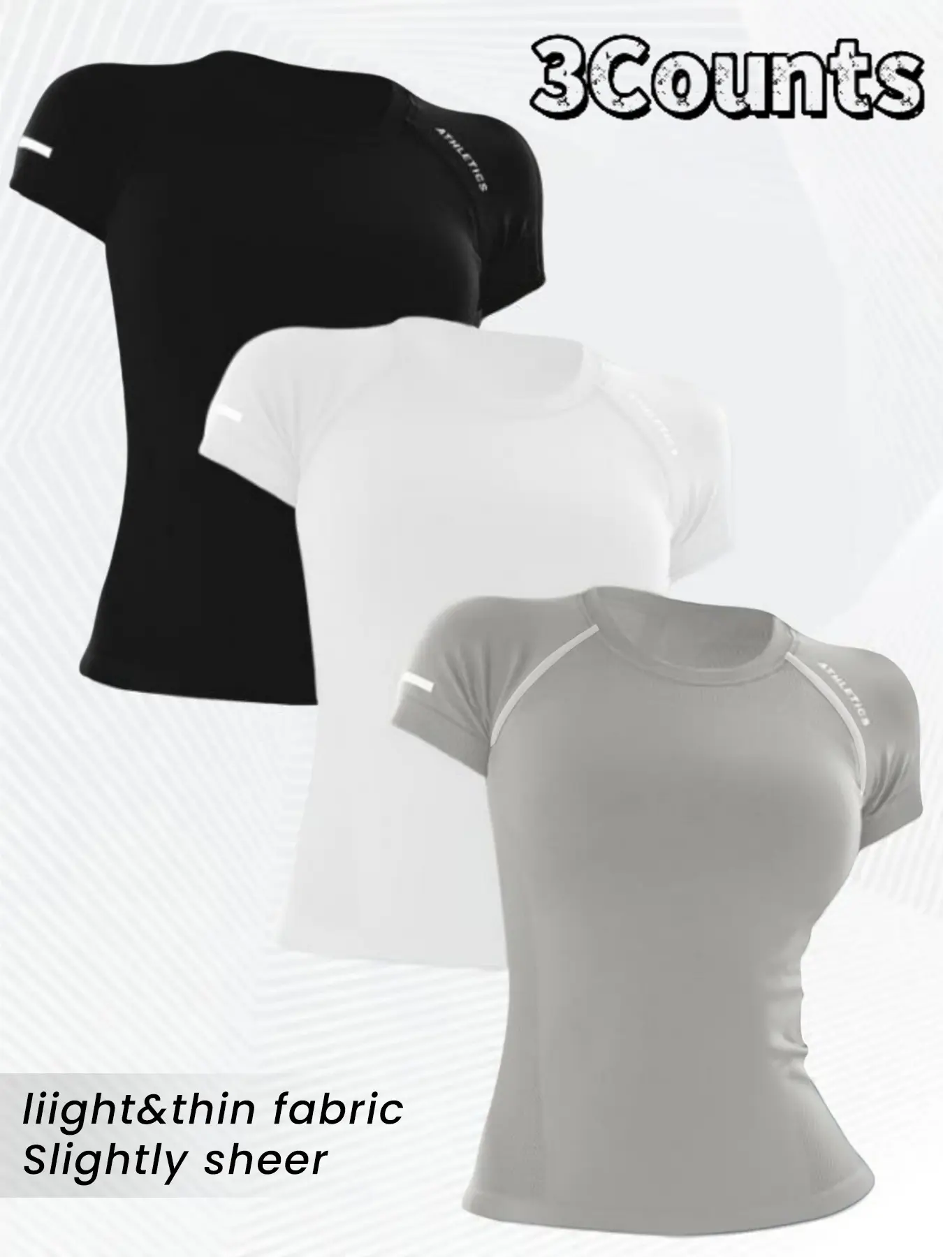 Women's Breathable Soft Exercise Short Sleeve Sports Tee, Activewear, Comfortable Athletic Wear for Women, Fitness T Shirt, Ideal for Workouts & Active Lifestyles