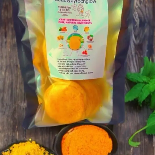 Turmeric cleansing pad Turmeric cleansing pad