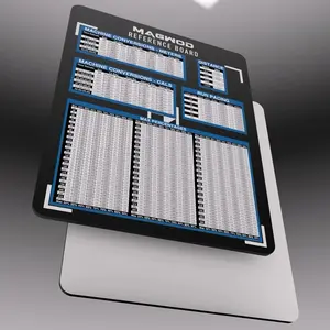 MagWOD: Rugged Magnetic Fitness Whiteboard for Workouts with PR Tracker or Conversion Reference