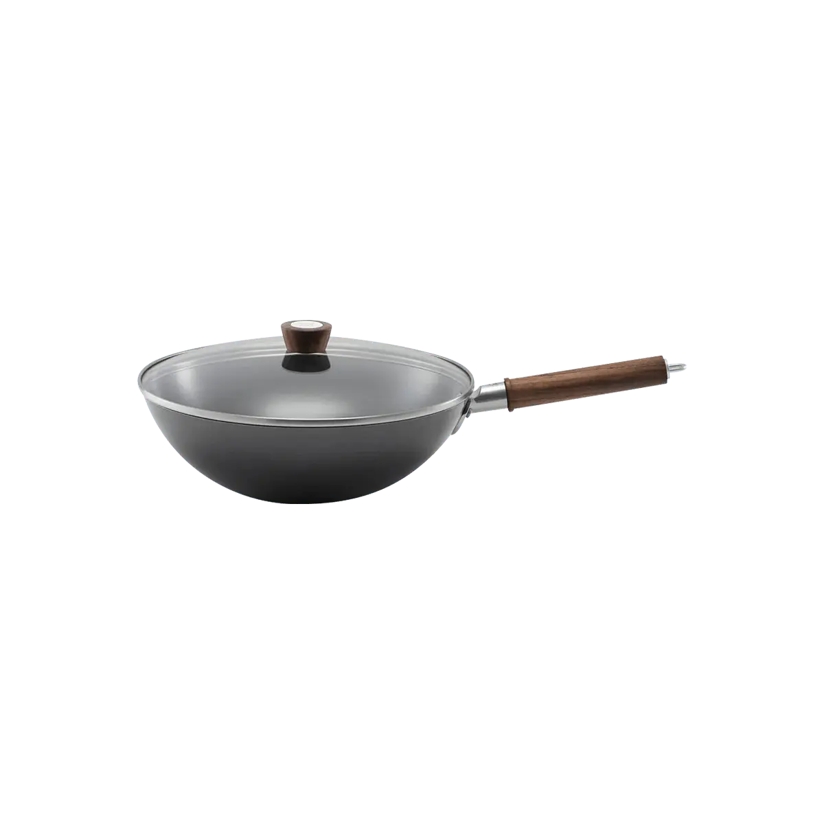 ZWILLING Dragon Wok (30cm, Thick, Induction-Compatible) with 18cm Chinese Chef Knife - Essential Kitchen Cookware Set Including Glass & Metal Pans