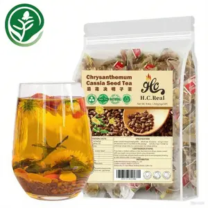 HC H.C.REAL Chrysanthemum  Wolfberry Wellness Tea Chrysanthemum Herbal Tea Liver Detox Goji Berry Tea Mixture Oil Cleansing TeaBags wellness Gentle Herbal Liver Tea