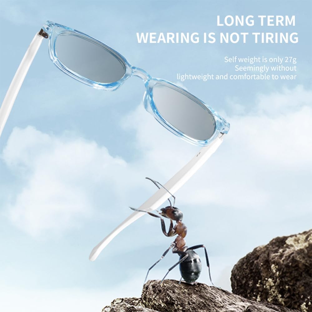 【Mother's Day Gift】VUB smart translation glasses feature automatically adjusting polarized lenses, a built-in speaker, microphone, and blue light blocking, allowing users to listen to music and make phone calls. 【Mother's Day Gift】VUB smart translation glasses feature automatically adjusting polarized lenses, a built-in speaker, microphone, and blue light blocking, allowing users to listen to music and make phone calls.