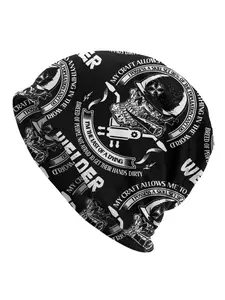 Welder Cap Men Paragraph Beanie Warm Fashion Hundred Take Ins Pullover Slouch Hiphop Thin Unisex Fashionable Printed Outdoor Sports