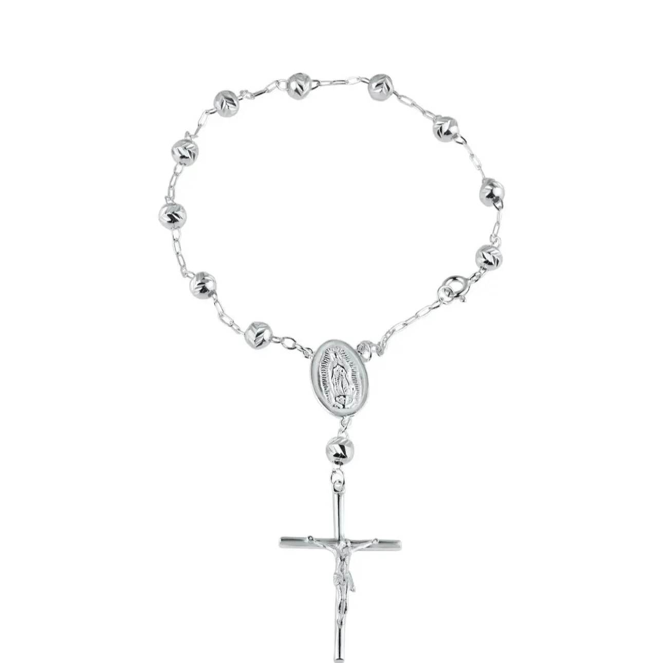 925 Sterling Silver Rosary Bracelets for Women