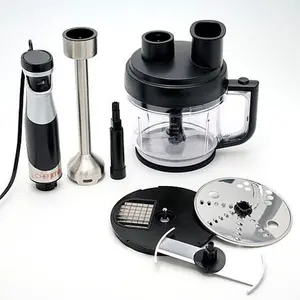 Chef Jet Jet Tila 5-in-1 Immersion Hand Blender/Food Processer with Attachments