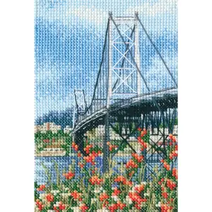 Suspension Bridge Hercilio Luz C306 Counted Cross Stitch Kit