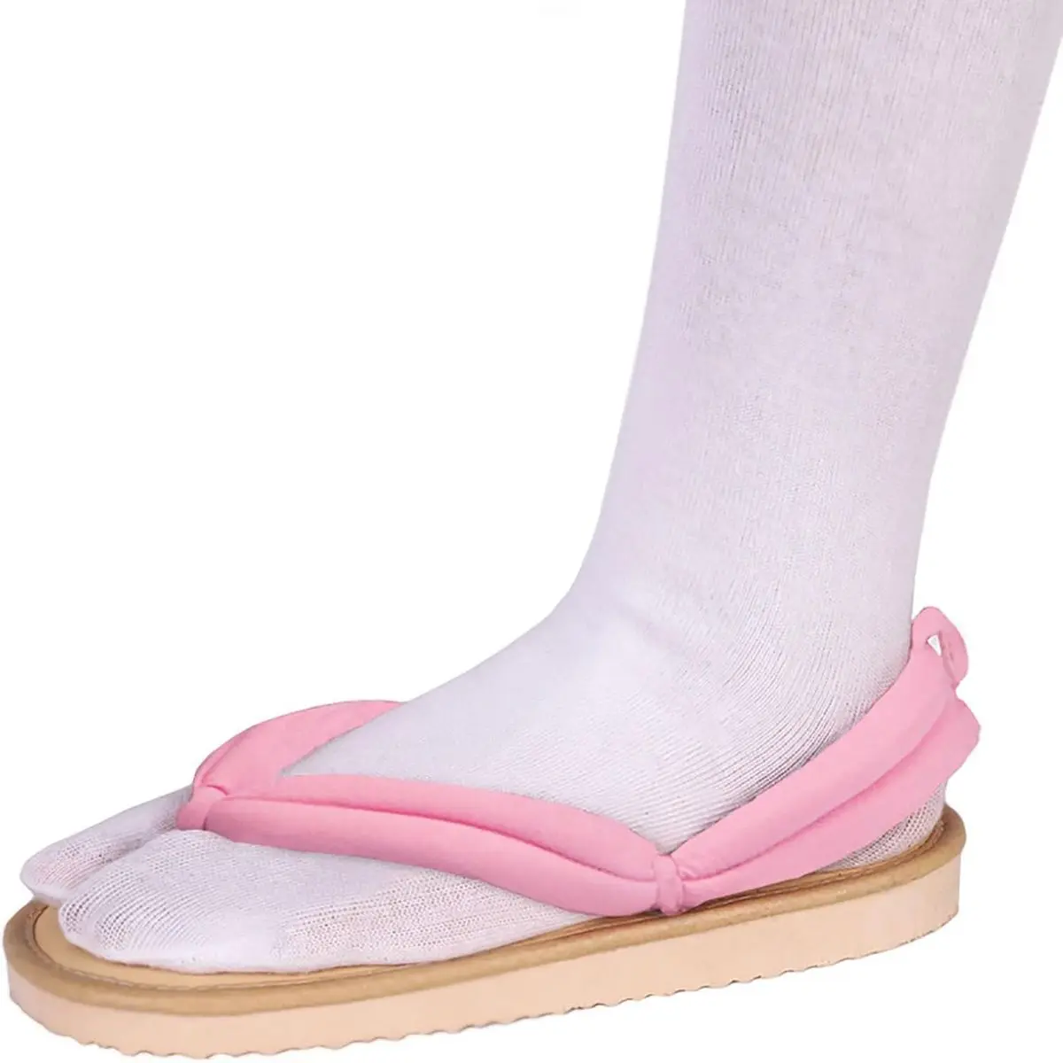 Unisex Cosplay Clog Shoes Kamado Tanjirou Geta Slippers Japanese flip Flops