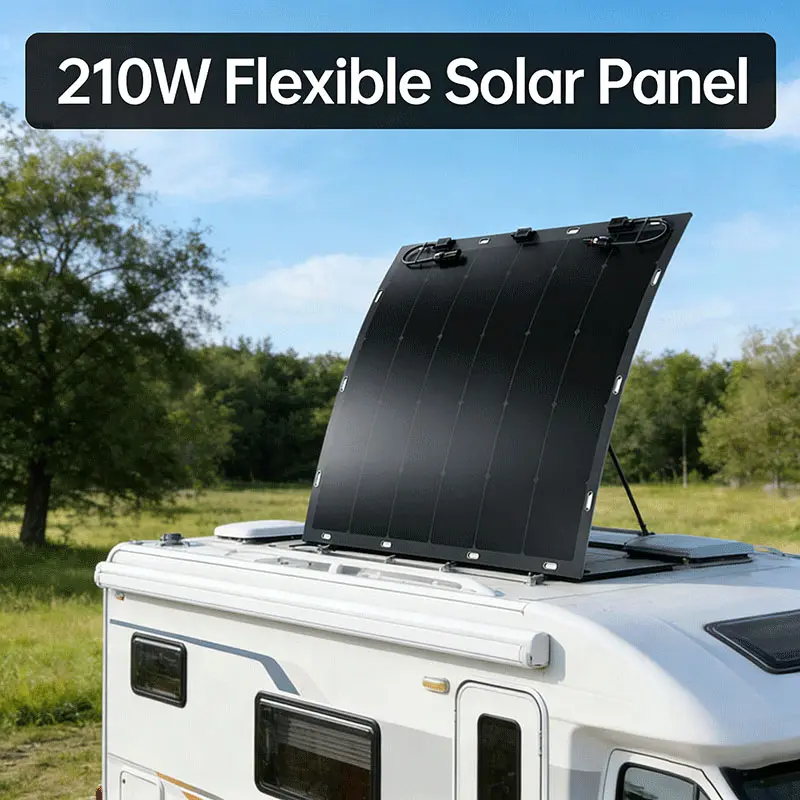 High efficiency 210w portable flexible solar panel, high power solar power stationOutdoor Travel Electronic Device Charger