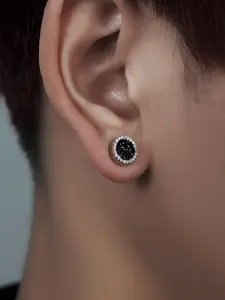 Trendy Hip-Hop Magnetic Ear Cuff Without Piercing, Unisex Rhinestone Design, Perfect for Parties & Daily Wear, Fashion Jewelry Accessory, Non Piercing Earrings