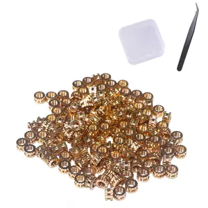 150 Pieces Threaded Insert M3 Metric Female Knurled Nut Fitting 3D Printed Brass Hot Set Inserts