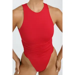 Jace Thong One Piece - Fire Red