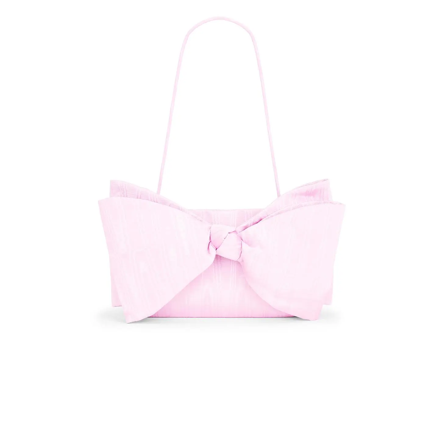 Loeffler Randall Valerie Bow Clutch in Powder Pink
