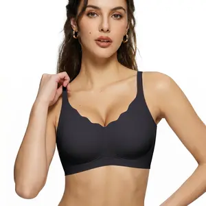 Womens Jelly Wireless T-shirt Bra - Seamless,magic uplifting, plus size Friendly, comfortable, soft, women's, Everyday, push-up, underwear, women's, Apparel, Basics, full coverage plunge bra Summer Vibes S-3XL