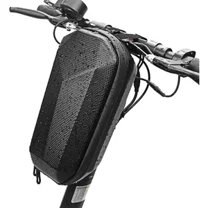 4-liter Electric Scooter Storage Bag, Electric Bicycle Handlebar Bag, Front-mounted Pouch, Can Carry Chargers, Tools and Repair Supplies, Large Capacity EVA Hard Shell.