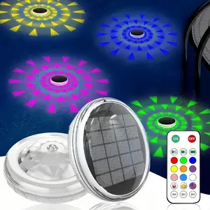 Solar Floating Pool Lights – 9 Color, Waterproof LED Floating Lamps, Color-Changing, Dimmable, Timer, Ideal for Pools, Gardens, Ponds, and Outdoor Parties, Remote-Controlled for Magical Nighttime Ambiance