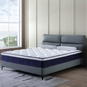 【Bellemave】Twin/Twinxl /Full/Queen/King/Size Mattress, 10 Inch Hybrid Mattress in a Box with Gel Memory Foam, Individually Pocket Coils Springs, Pressure Relief Motion Isolation, Edge Support, Medium Firm