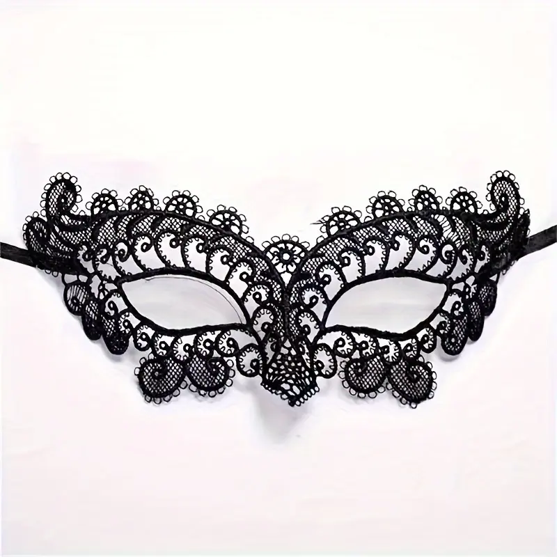 Women's Adult Fancy Lace Fairy-Themed Sexy Eye Mask - Novelty Fashion Accessory for Masquerade Ball, Party Events